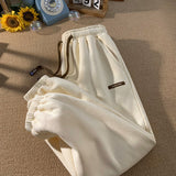 Men Sweatpants Men's Autumn and Winter Thickness Loose Casual Trousers