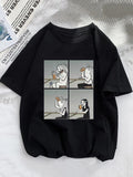 Women's Clothing Printing Fashion Short Sleeved Clothing