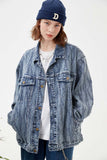 Unisex Jacket Autumn Jacquard Denim Jacket Women's Clothing