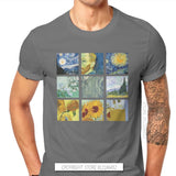 Vintage Alternative Funny Artwork Van Gogh Painting Men