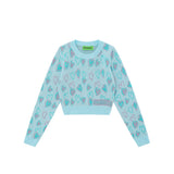 Women Sweater Short Sweater Women's Autumn Casual round Neck Sweater