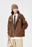 Unisex Jacket Autumn Corduroy Coat Women's Clothing