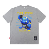 Men T Shirt Short Sleeve T-shirt Men and Women High Street Loose Couple