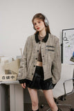 Unisex Jacket Autumn Corduroy Collar Coat Women's Clothing