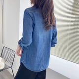 Women T-Shirt Top Women's Long Sleeve Spring and Autumn