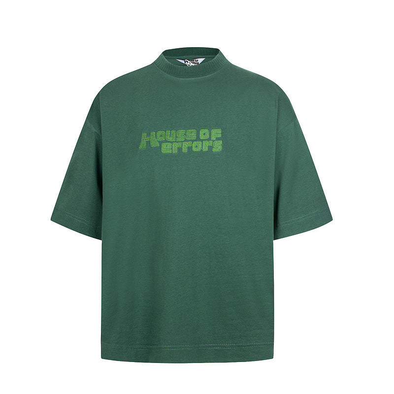 House Of Errors T-Shirt Eye of Truth Embroidered Loose Vintage T-Shirt