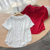 Women T-Shirt Short-Sleeved Shirt Women's Summer Top Loose