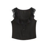 Women Skirt Summer Lace Lace Vest Top Skirt
