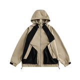 Unisex Jacket Fall Organ Side Contrast Color Shell Jacket Women's Clothing