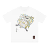 Travis Scott T-Shirt TRAVIS SCOTT Summer Cartoon Printed Short Sleeve T-Shirt