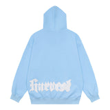 Men Hoodie Loose Hooded Sweater Men's Fashion Brand Vibe Letter Printed Long Sleeve Sports
