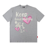 Men T Shirt Short Sleeve T-shirt Men and Women Loose