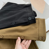 Women Skirt Woolen Skirt Female Mid-Length Autumn and Winter