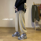 Men Sweatpants Polar Fleece Pants Men's Loose All-Matching