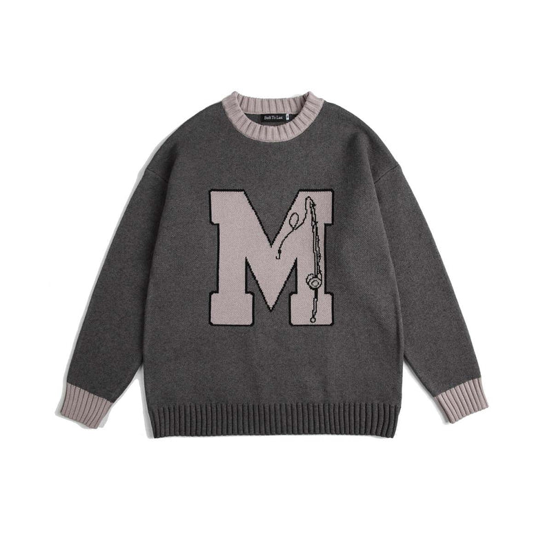 Unisex Sweater Autumn Big Letter Simplicity Sweater