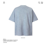 American vintage street T-shirt pure cotton men's and women's summer loose