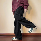 Men Sweatpants Overalls Men's Straight