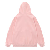Men Hoodie Kitten Printed Hoodie Men's Casual Pullover