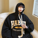 Men Hoodie Hooded Sweater Men's Hong Kong Style Coat Autumn and Winter