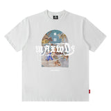 Men T Shirt Angel Print Short Sleeve T-shirt Men Couple Loose Fashion Brand
