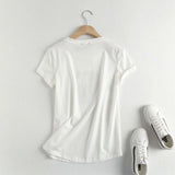 Women T-Shirt Summer Short Sleeve T-shirt Top Ins