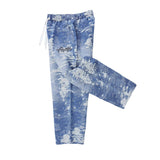 Unisex Pants Autumn Snowflake Casual Jeans