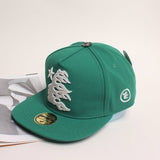 HS Hat Flat brim Embroidery Casual Versatile Trend