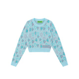 Women Sweater Short Sweater Women's Autumn Casual round Neck Sweater