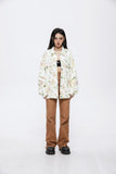 Unisex Jacket Autumn Vintage Printed Coat Women's Clothing