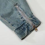 Men Denim Jacket Men's Spring and Autumn Washed Denim Clothes Jacket