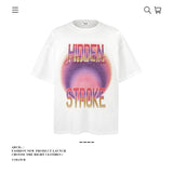 American vintage street T-shirt cotton men's summer loose