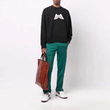 Palm Angle Sweatshirt Palm Angels Embroidered Crew Neck Long-Sleeved Sweater for Men and Women