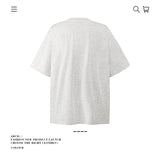 American vintage street T-shirt pure cotton men's and women's summer loose