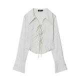Women Long Sleeve Shirt Women's Spring and Autumn Letters Rhinestone Long Sleeve Shirt