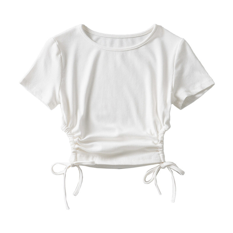 Women T-Shirt Summer T-shirt round Neck Women's Top