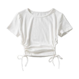 Women T-Shirt Summer T-shirt round Neck Women's Top