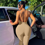 Women Jumpsuit Women's Summer Fashion Slim Fit Bodysuit