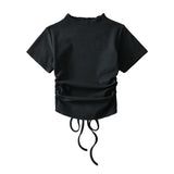 Women T-Shirt Short-Sleeved Top Women's Short Yoga Clothes Sports T-shirt