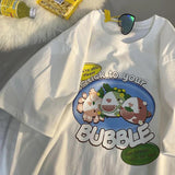 Women T Shirt Fruit Print Harajuku Tshirt Kawaii Loose Short