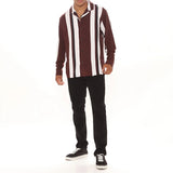 Men Shirt Striped Fashion Cardigan Men's Shirt