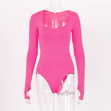 Women Jumpsuit Spring Fashion Long Sleeve Slim Fit Jumpsuit