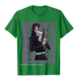 Popular Man T Shirt Retro Name Genya Demon Slayer Leisure