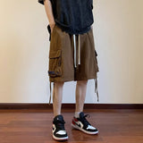 Men Sweatpants Workwear Shorts for Men Summer Loose All-Matching Casual
