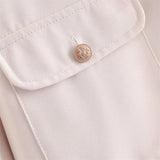 Women T-Shirt Retro V-neck Long Sleeve Shirt Women's Autumn