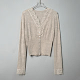 Women Long Sleeve Shirt Women's V-neck Sweater Top