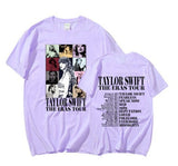 TS The Eras Tour T-Shirts Woman Man Short Sleeve Fashion
