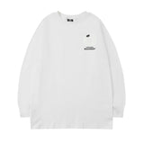Men Long Sleeve Shirt Vintage Floral Print Long Sleeves T-shirt Men's Loose Casual Couple Sweater