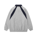 Men Hoodie Sweaters Menswear Embroidered Letters Loose Polo