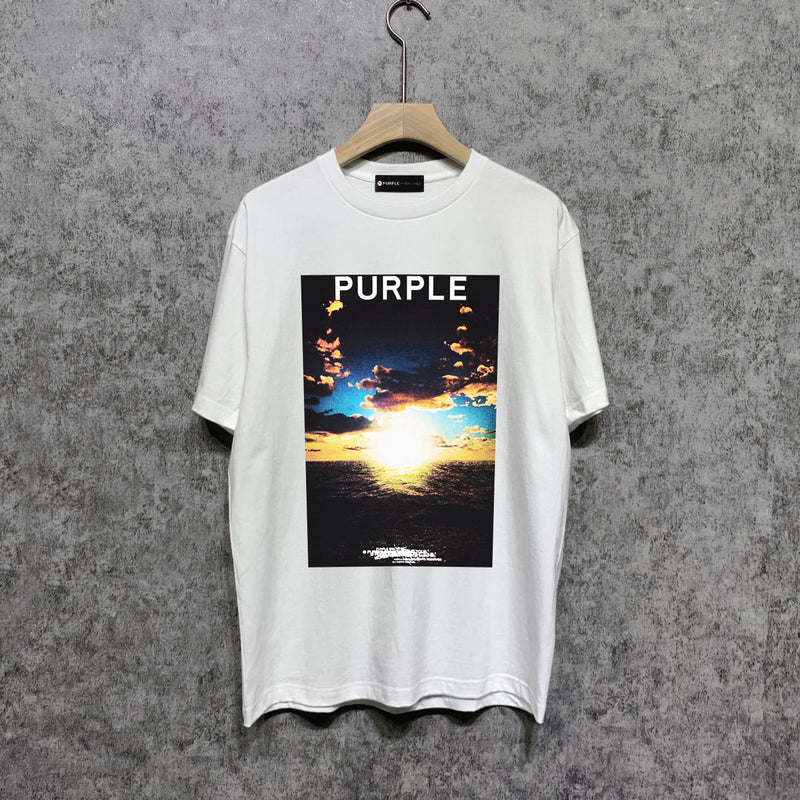 Purple Brand T Shirt Short Sleeve T-shirt Blouse