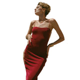 Women's Desses Summer Women's High-Grade Slim-Fit Suspender Skirt